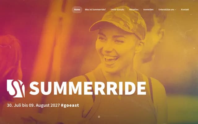 Startseite von summerride.de